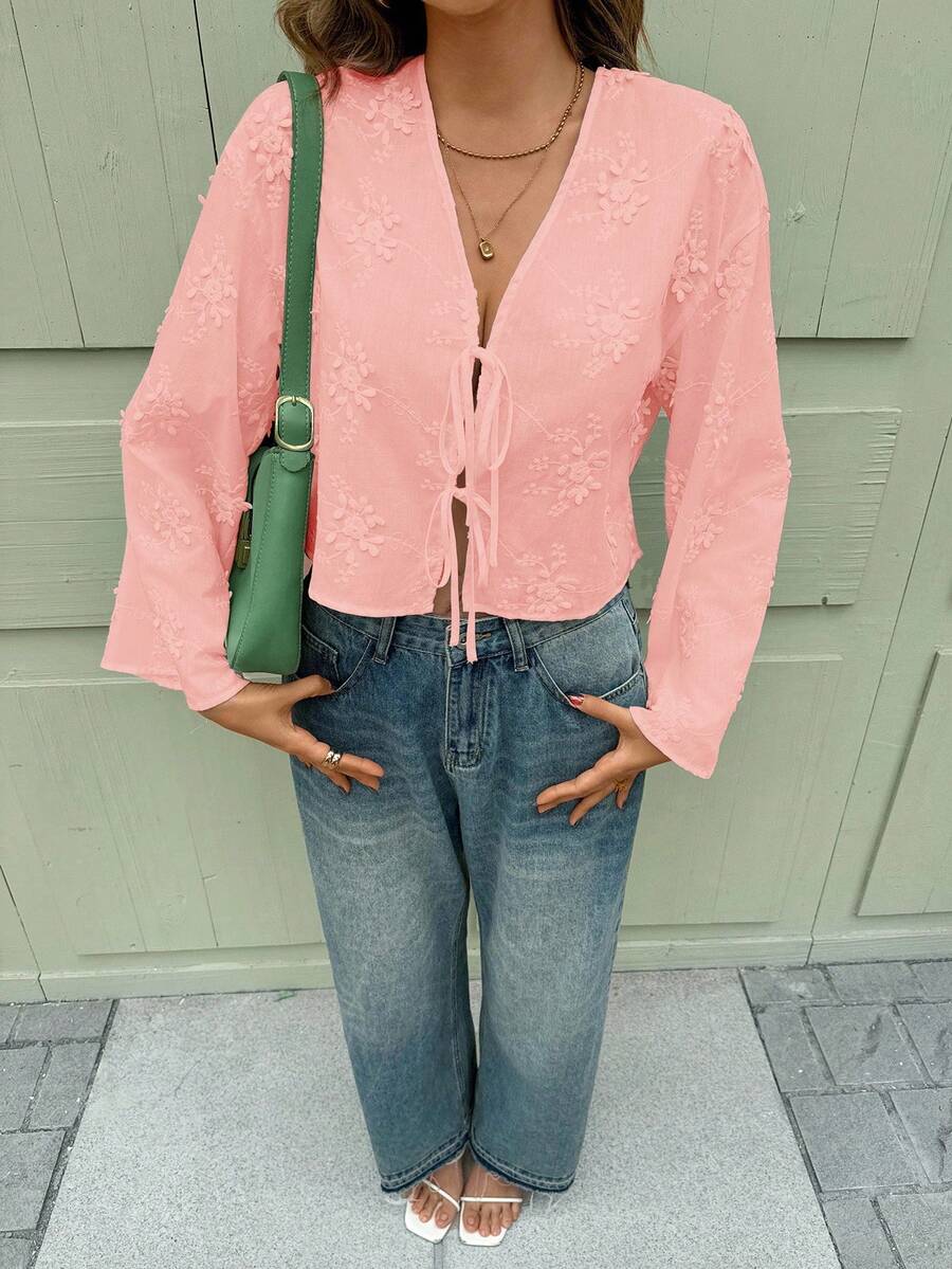 White long sleeve blouse